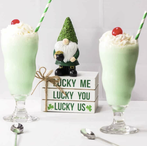 A delicious shamrock shake. (Courtesy of Ever After In The Woods)